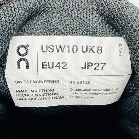 On Running Women's Cloud Away Toggle Running Sneaker Shoes Black/Rock Size 10 - Picture 11 of 11